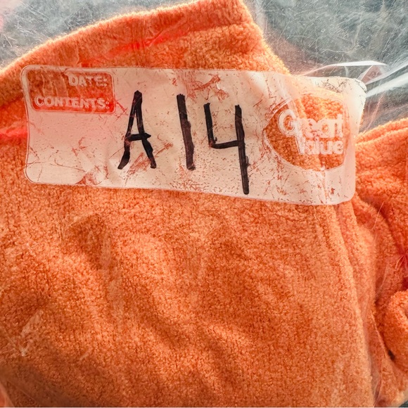 Heirloom collectibles orange extremely soft stretchy long sleeve top Sweater L - Picture 9 of 9